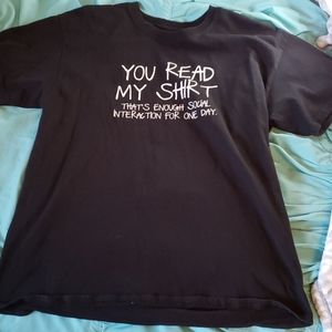 Social anxiety t shirt